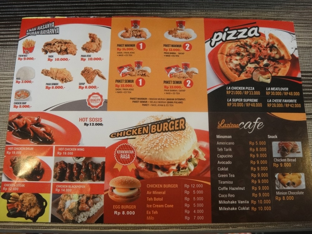 Kuliner Murah Surabaya Lazizaa Chicken & Pizza Surabaya
