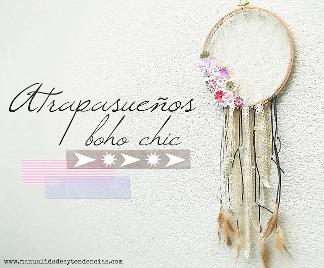 Cómo hacer un atrapasueños bonito de estilo boho chic