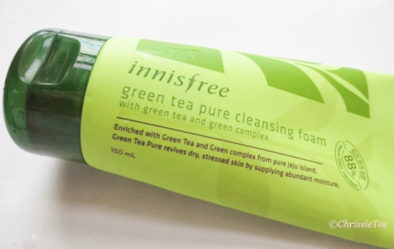 innisfree green tea facial wash