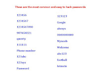 Do Not Use These Password for Online (Be Safe),easy password,how to make strongest password,bad password list of 2016,worst password 2017 list,all time bad password,dont use this password,hacked password,make hard password,google password,123456,list of common bad password,how to make password for online,onilne bad password,worst onilne password,account password,pin online,user account password,very hard Most worst and common password list. Click here for more detail..