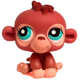 Littlest Pet Shop 3-pack Scenery Monkey (#1493) Pet