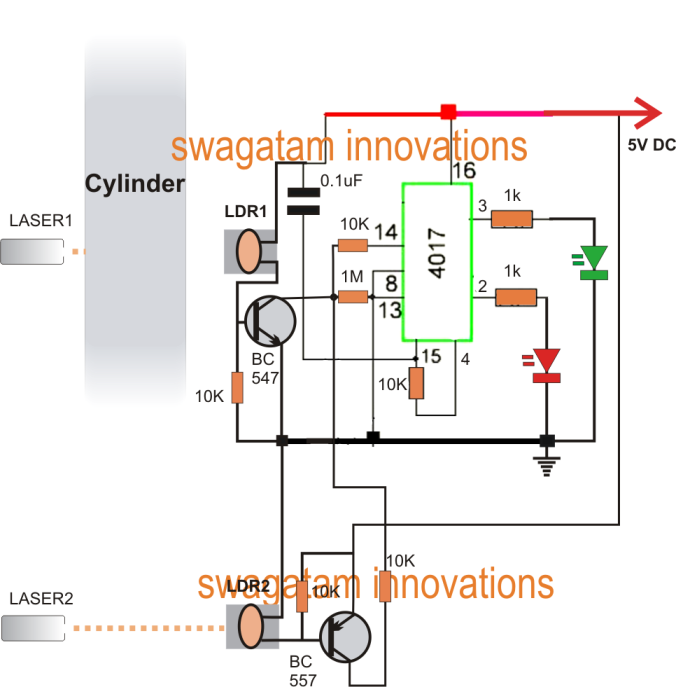 Industrial Motion Sensor Circuit | Circuit Diagram Centre