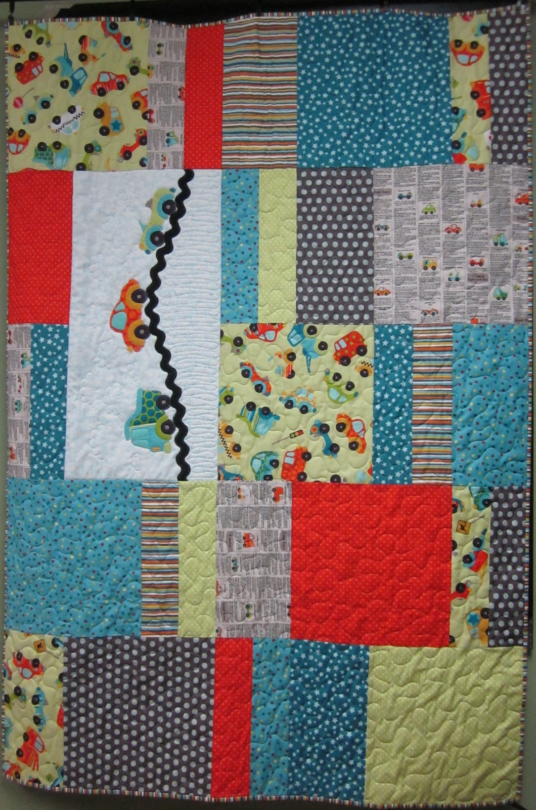 Virtually Vintage Quilts Car Quilt