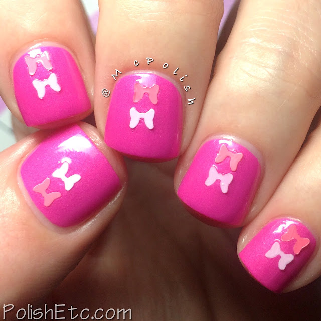 The Pink Cart Nail Art Trio from Native War Paints - McPolish - Fight