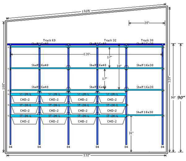 How to Install a Wall of Garage Shelving and Drawers Blue i Style