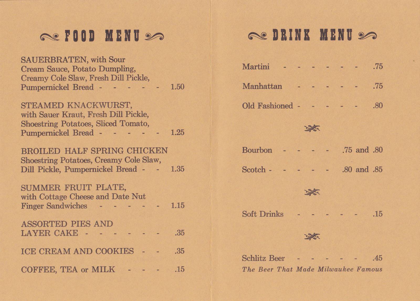CHUCKMAN'S COLLECTION (CHICAGO POSTCARDS) VOLUME 08 MENU CHICAGO