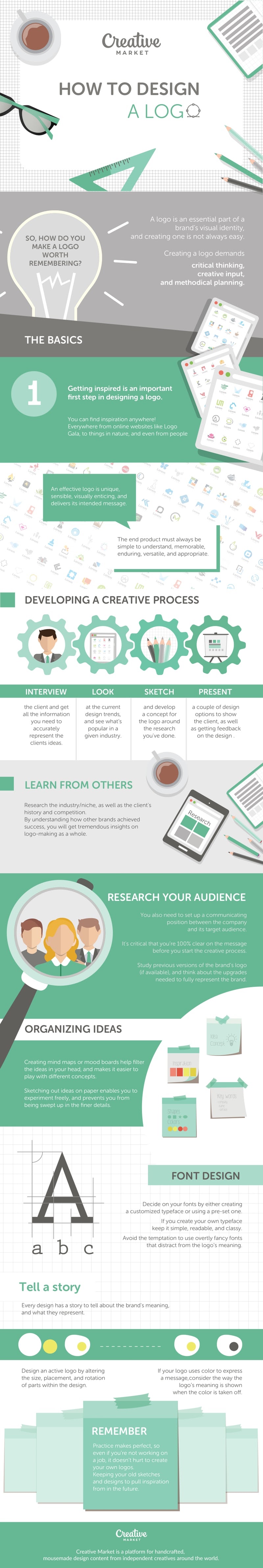 How to Design a Logo - #infographic