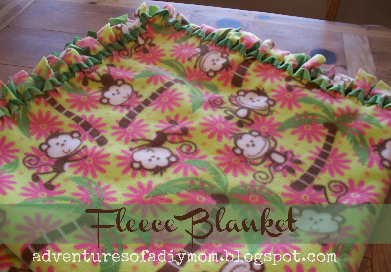  No Sew Fleece Blanket