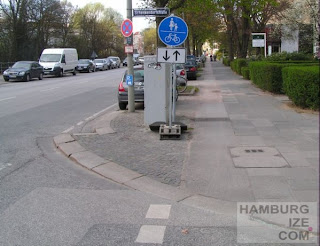 "Radweg" Hofweg / Schenkendorfstraße