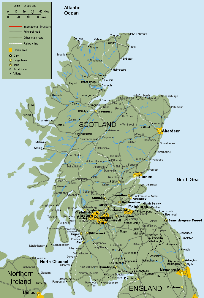 MAPS OF SCOTLAND