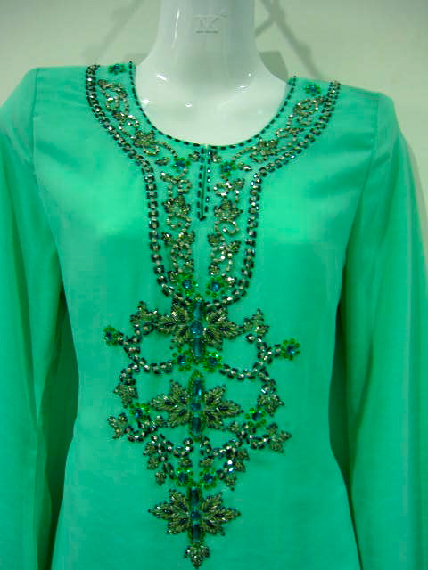 RAGAZZA: sweet turquoise baju kurung