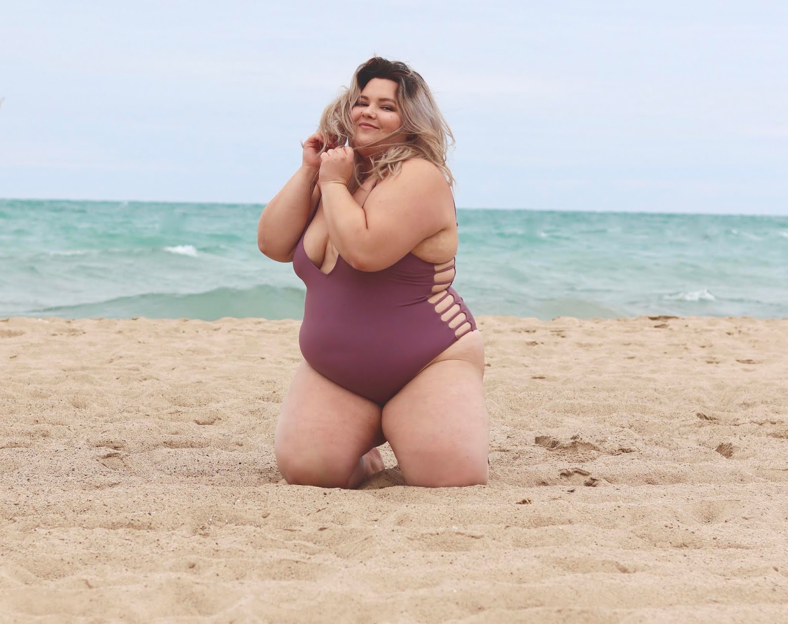 Chicago Plus Size Petite Fashion Blogger, YouTuber, and model Natalie Craig, of Natalie in the City, reviews Fashion Nova Curve's plus size swimwear.