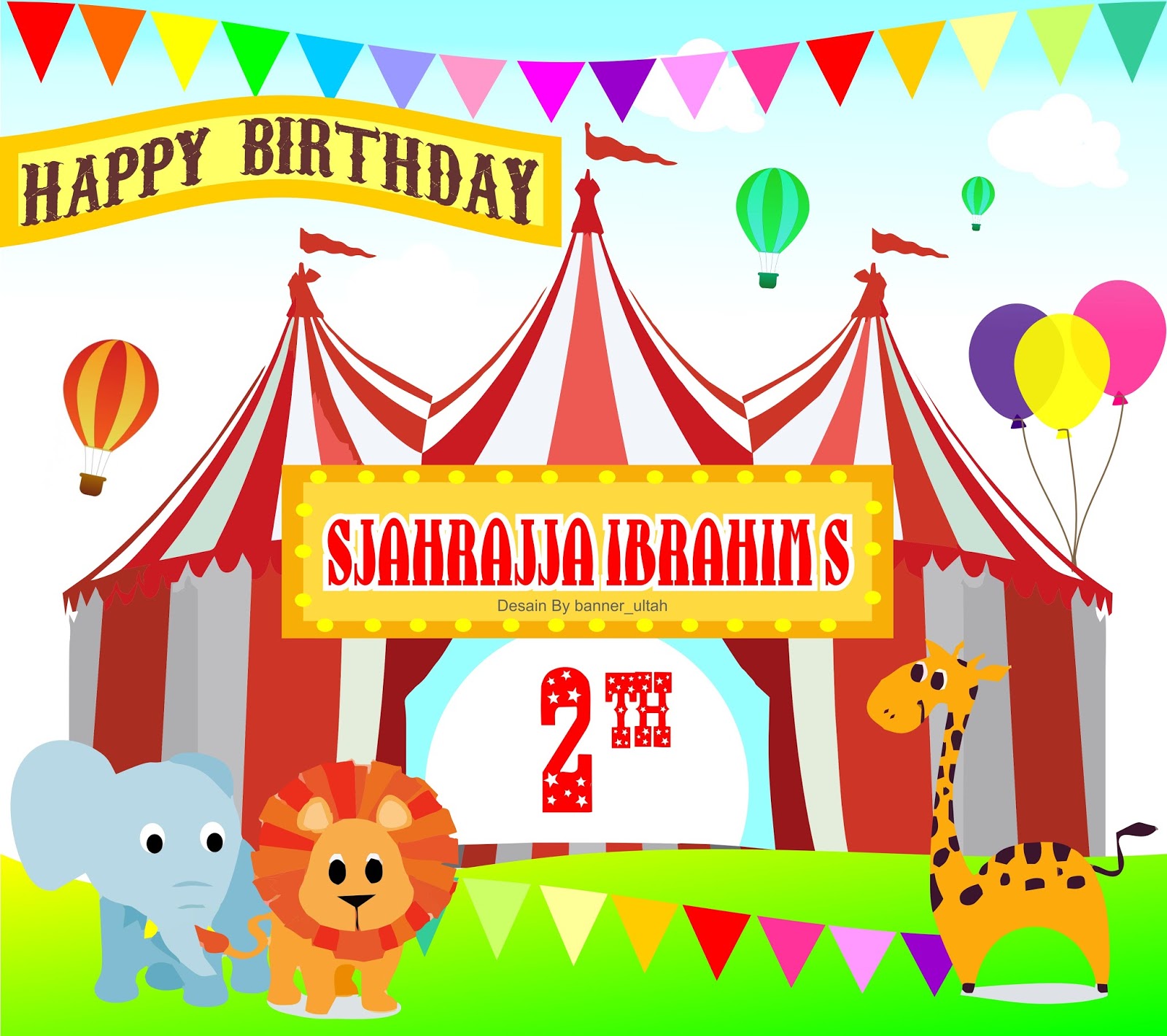 Album foto Banner Ulang tahun