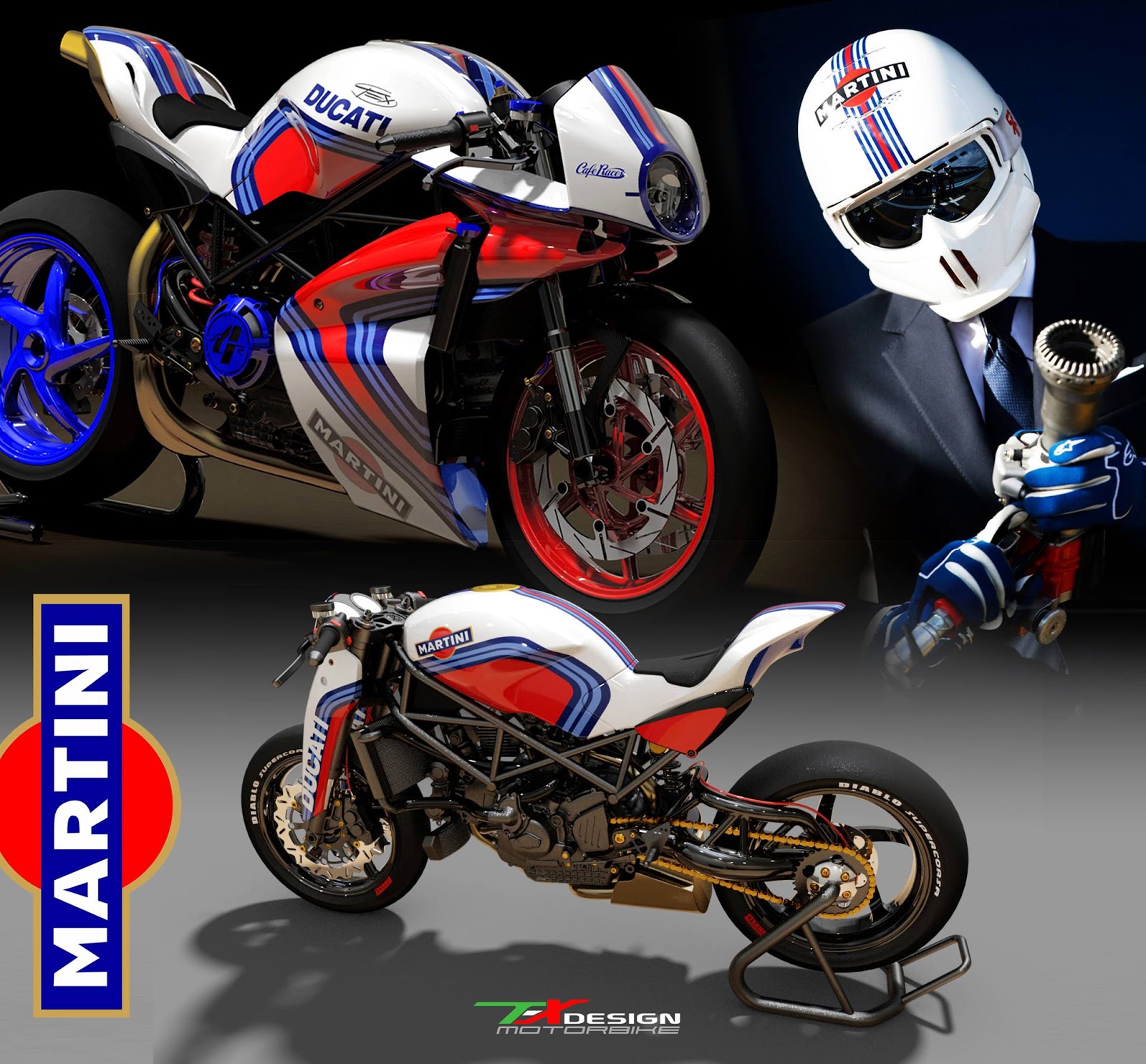 "MARTINI RACING" / Tex Motorbike Design