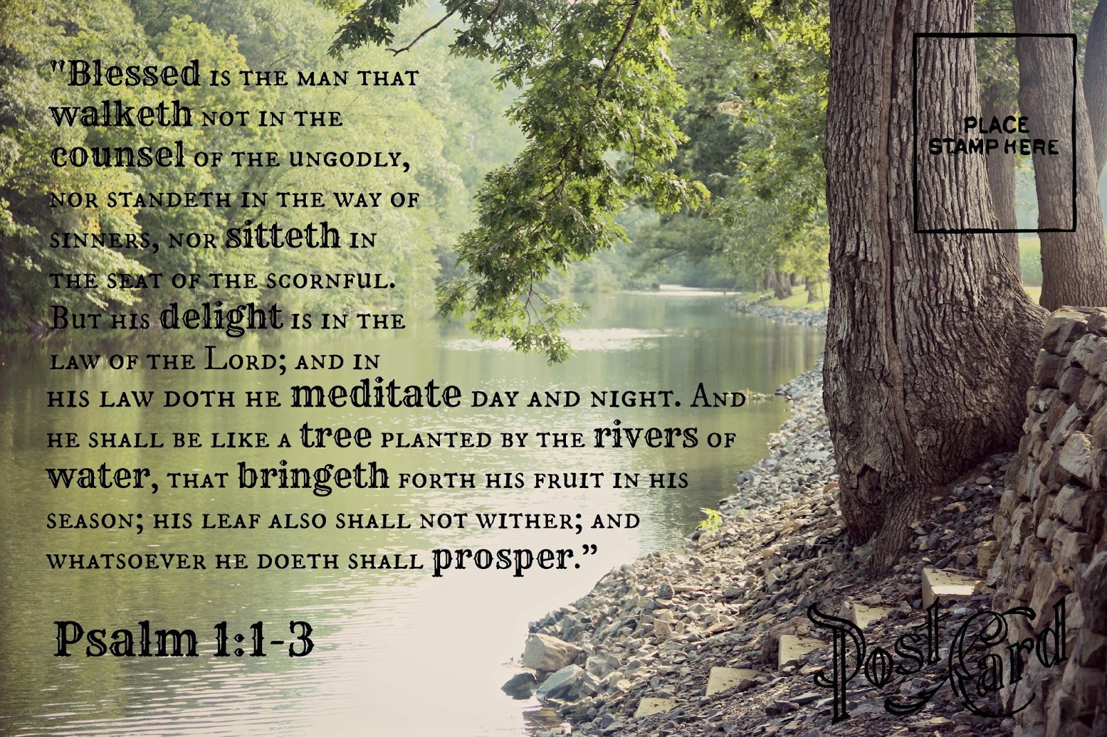 Lectionarypondering Psalm 1