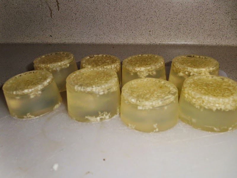 8 bars of garlic soap
