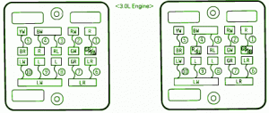 Mitsubishi Fuse Box Diagram: Fuse Box Mitsubishi 1990 Montero 6cyl