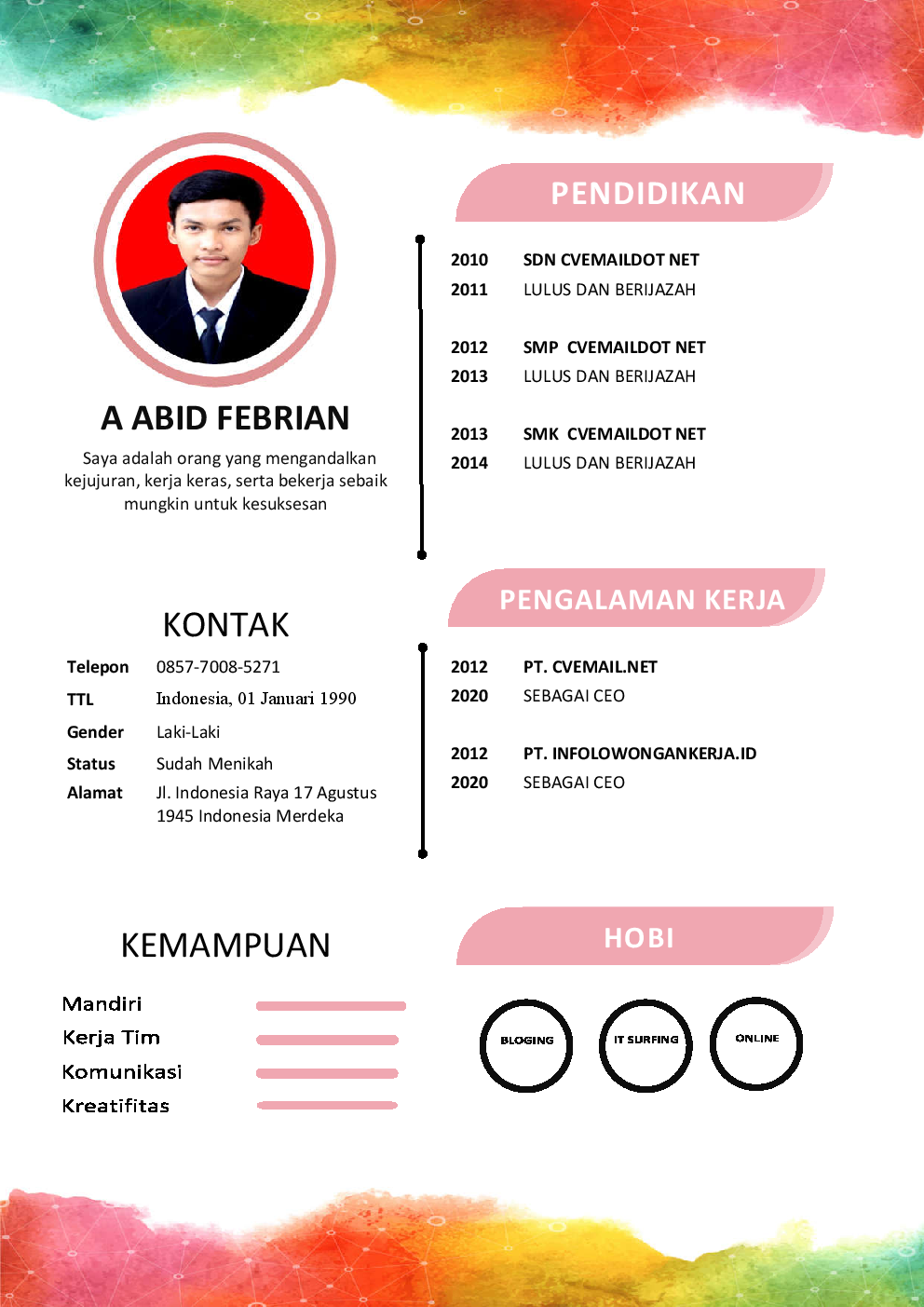 What is in a cv image