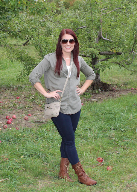 OOTD: Wine Sippin' and Apple Pickin' at Nashoba Valley Winery