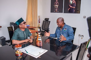 RECESSION: Osuofia Visits Ghana President Mahama, Says He Should Be Retained 20024877