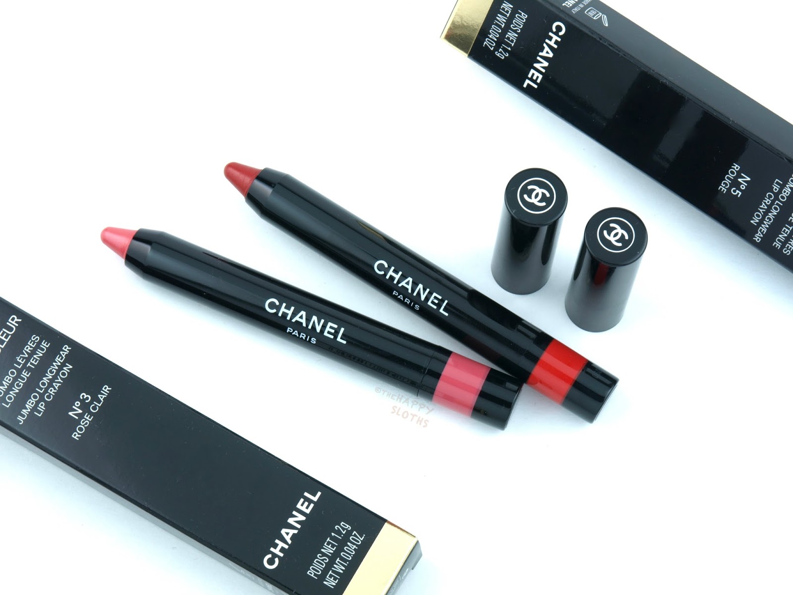 Chanel Le Rouge Crayon de Couleur Rose Violine & Framboise