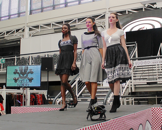 Hell Bunny on the London Edge catwalk Hell Bunny on the London Edge catwalk