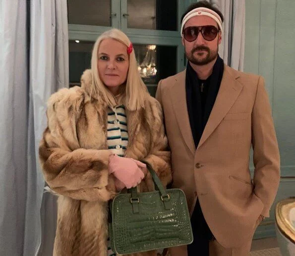 The Crown Prince and Crown Princess wore the costumes of the characters Margot, Gwyneth Paltrow, and Richie Tenenbaum, Luke Wilson