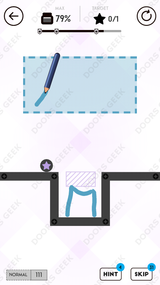Draw Here Level 111 Doors Geek