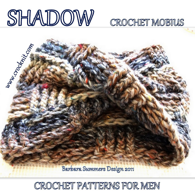 crochet patterns, how to crochet, mobius, scarf, men