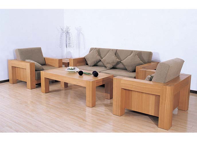 Wood Furniture Design Sofa Set