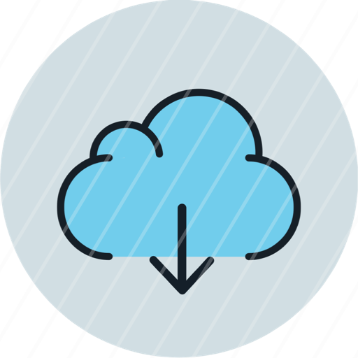 cloud data download storage icon arrow down cloud data download storage icon arrow down