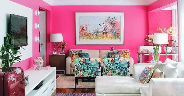 Decoración de sala con colores vivos - Decoración de salas con estilo