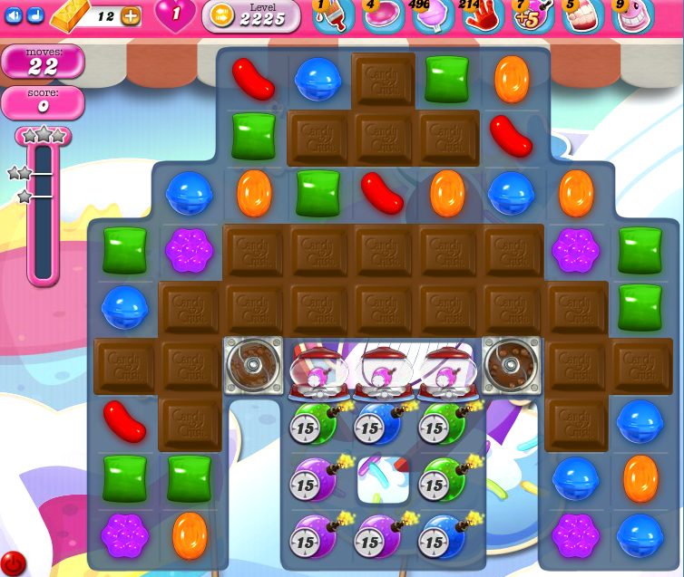 Candy Crush Saga level 2225 Candy Crush Saga level level 2225