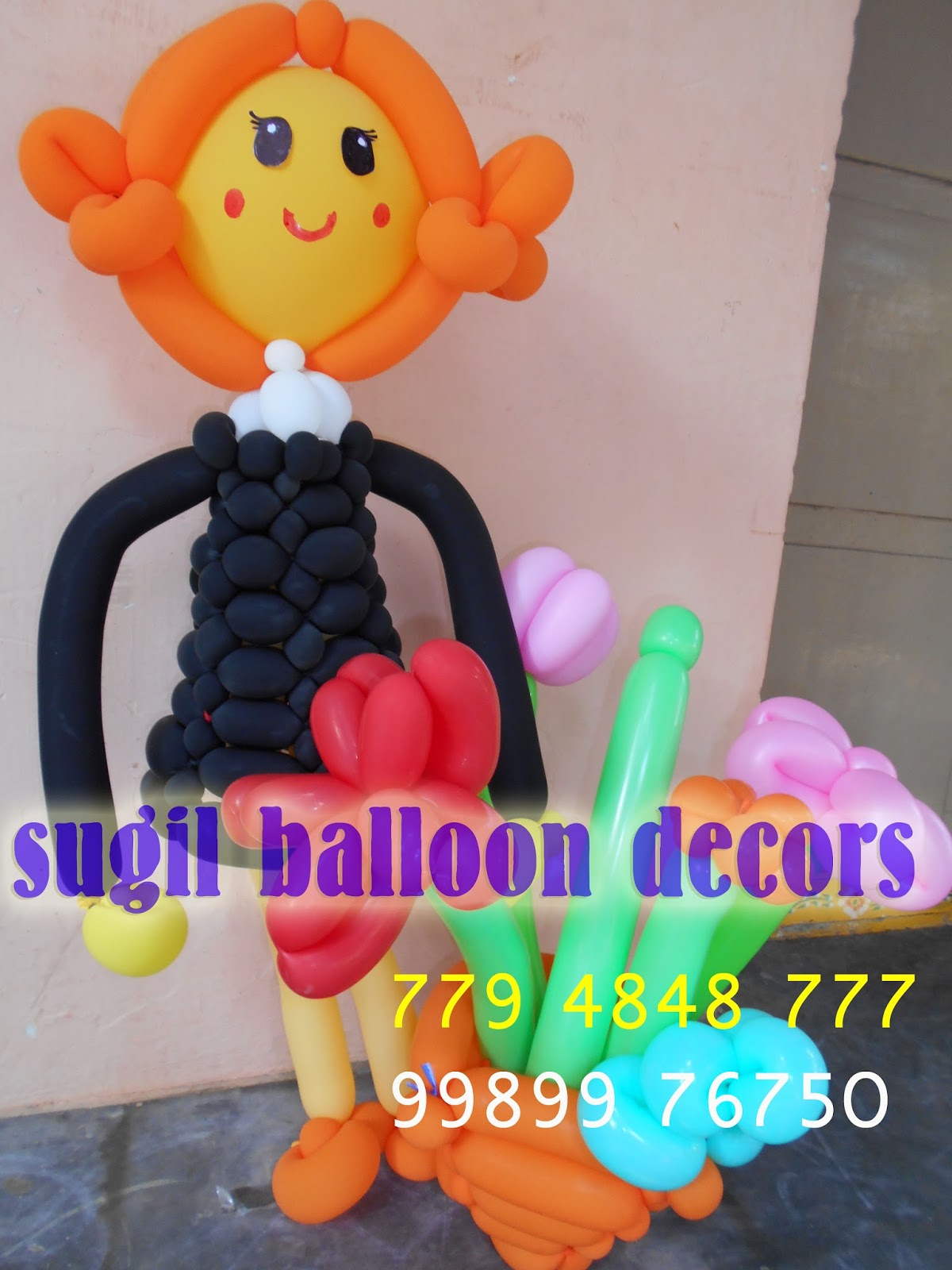 sugil balloon decorations in vijayawada