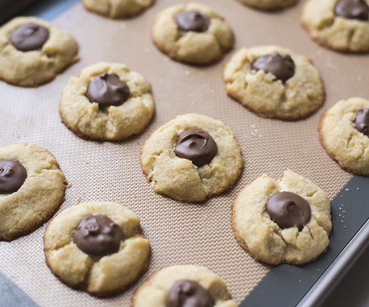 Protein Treats By Nicolette Chocolate Toffee Thumbprint Cookies