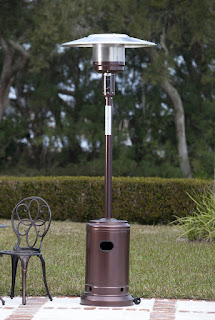 Fire Sense Hammer Tone Bronze 46,000 BTU Commercial-grade Propane Patio Heater, picture, image, review features & specifications