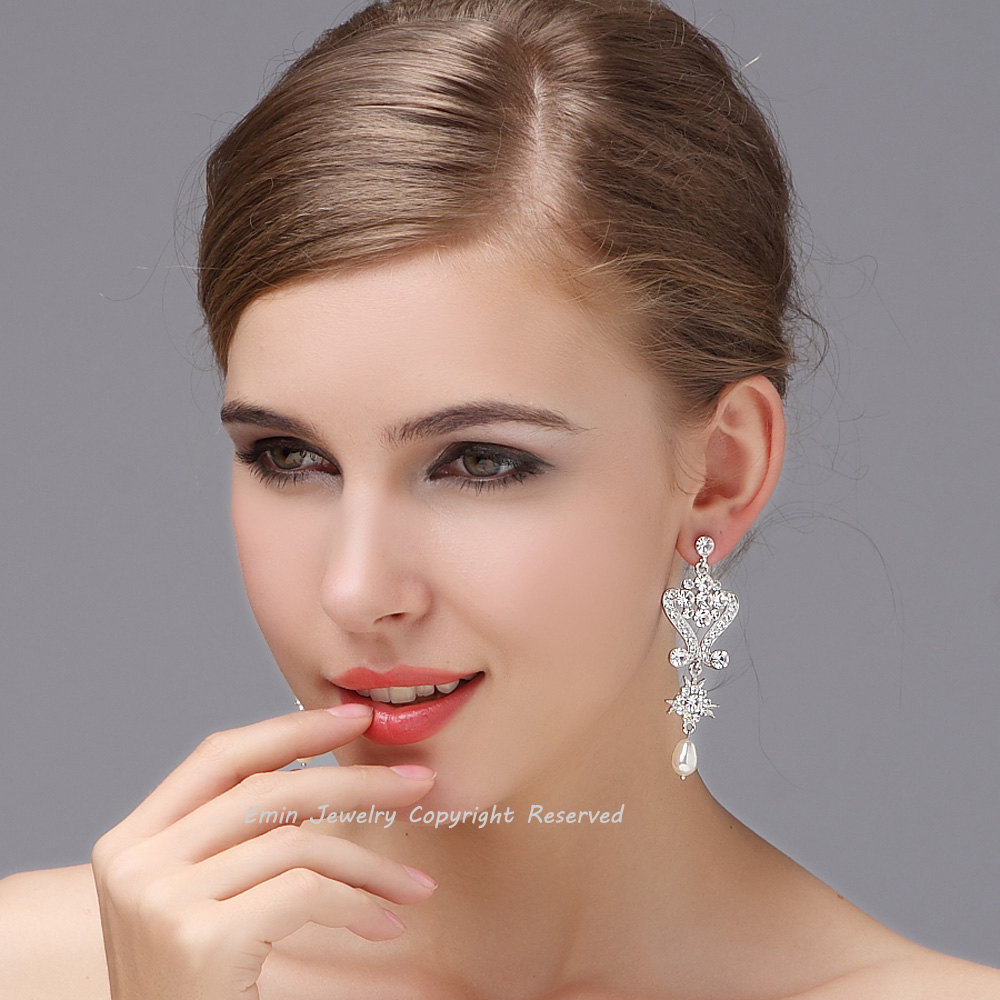 SHE FASHION CLUB Bridal Earrings etsy