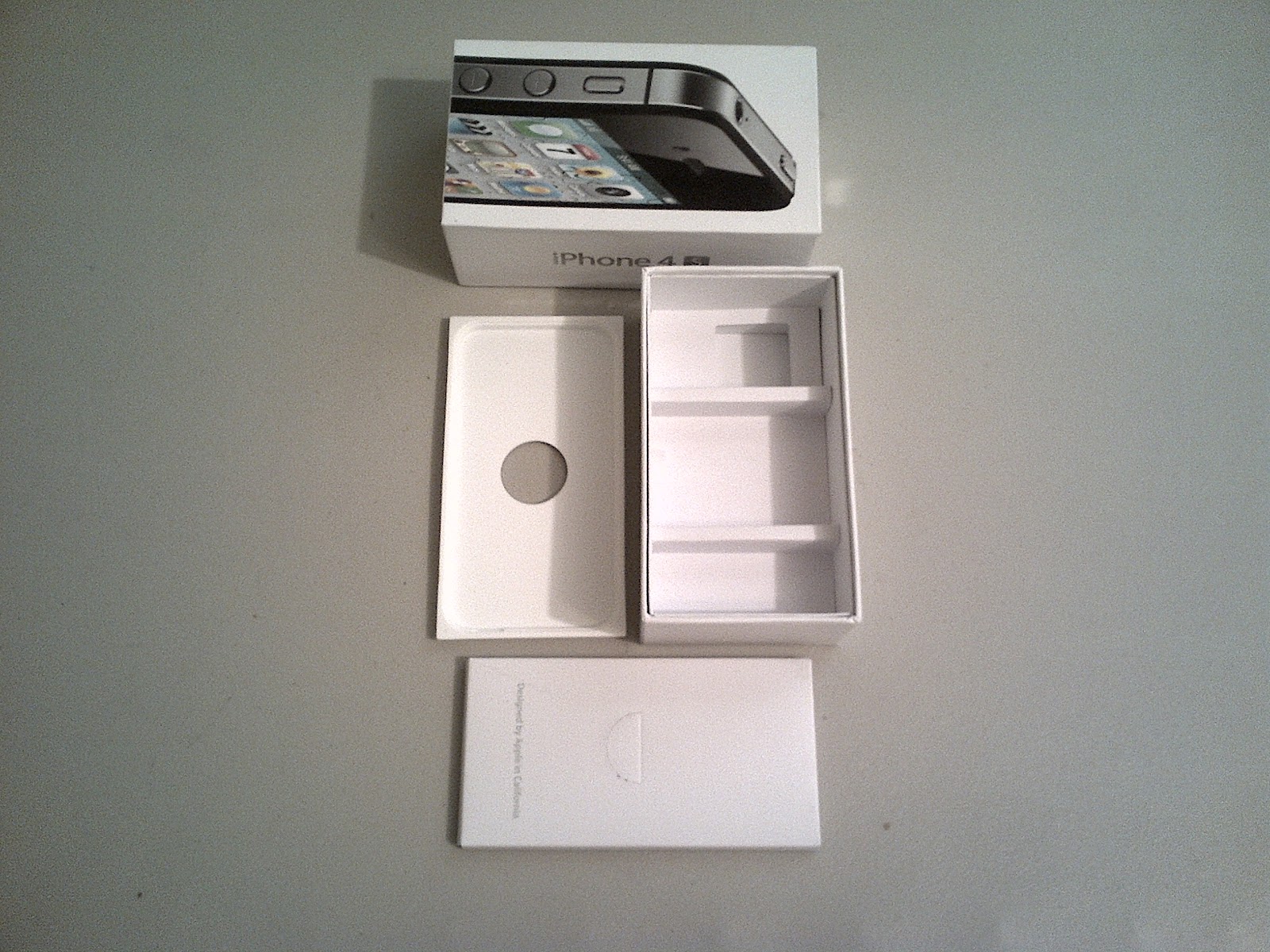 iPhone and Blackberry Empty Boxes Brand New iPhone 4s Black Empty Box