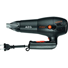 AEG HT 5650 - Secador de pelo profesional iónico, 3 niveles de temperatura, mango abatible con recogecable, 2100 W, color negro AEG HT 5650 - Secador de pelo profesional iónico, 3 niveles de temperatura, mango abatible con recogecable, 2100 W, color negro
