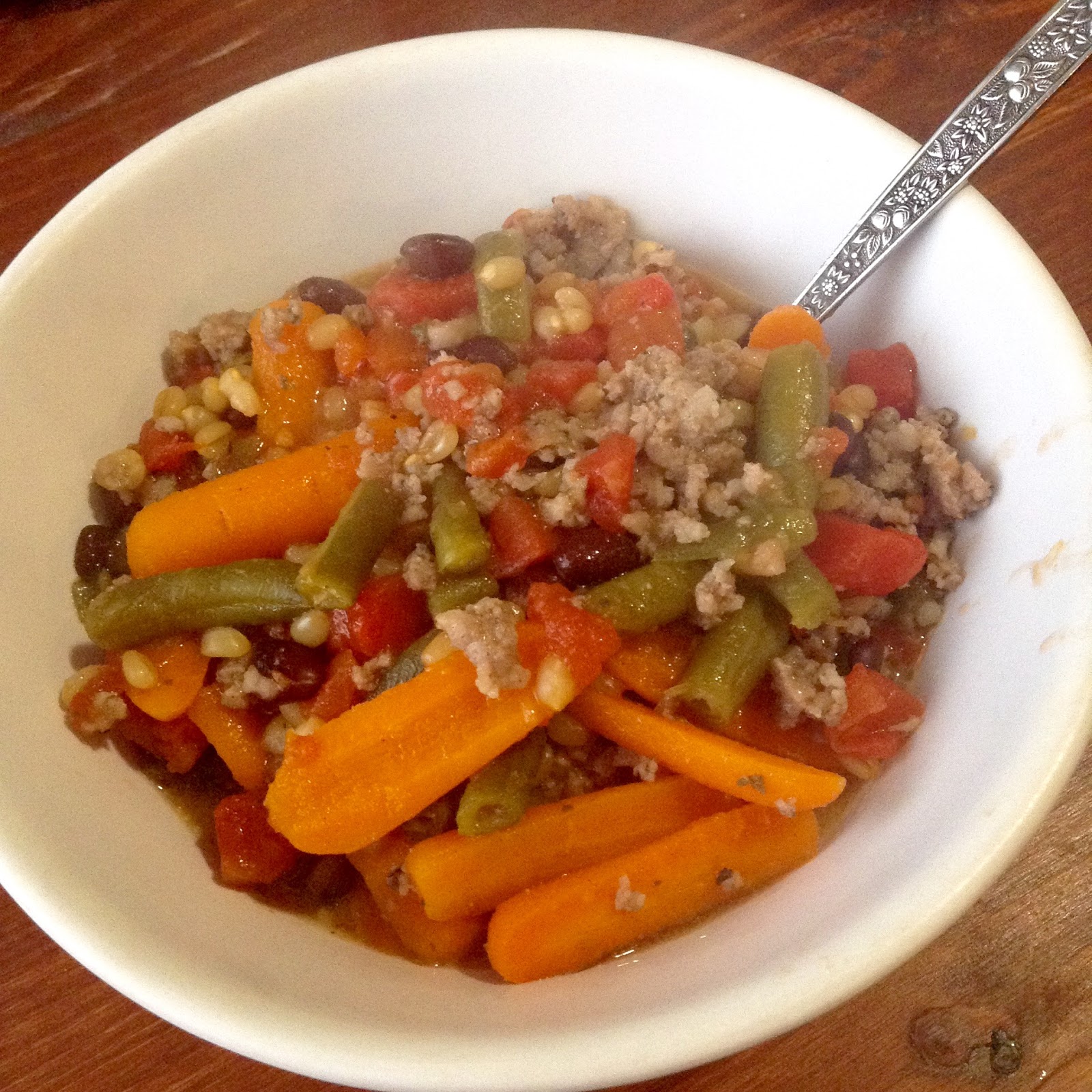 The Wheat Kitchen Crockpot wheat berries and sausage soup