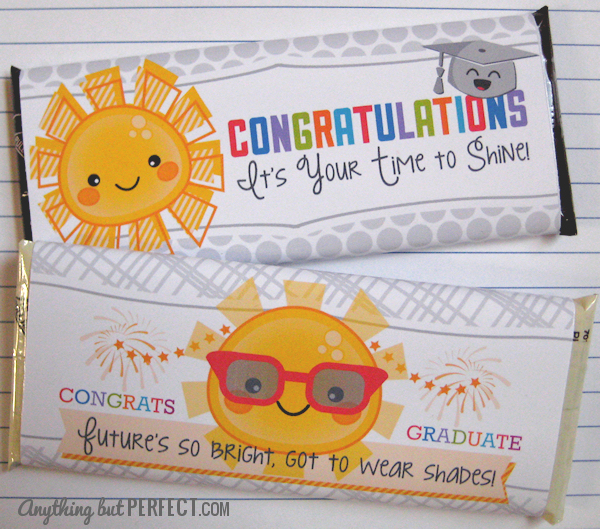 graduation candy bar wrappers free printable