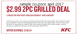 Kfc coupons for april 2017 Kfc coupons for april 2017