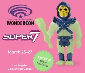 WonderCon Exclusive Masters of the Universe “Ghoul Glow” Skeletor Soft Vinyl Figure by Super7 x Gargamel
