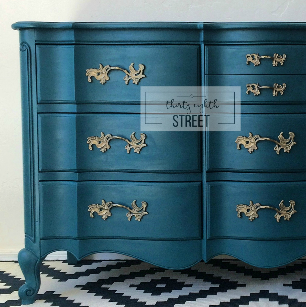 Paint Your Bedroom Furniture - Painted Dresser In Peacock Blue Thirty Eighth paint your bedroom furniture painted dresser in peacock blue thirty eighth