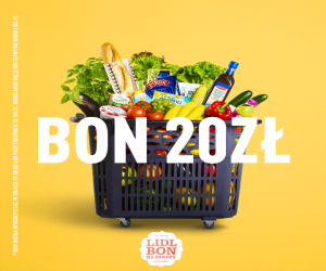 Zrób w Lidlu zakupy za min. 100zł i odbierz bon 20 zł Promocje i wyprzedaże
