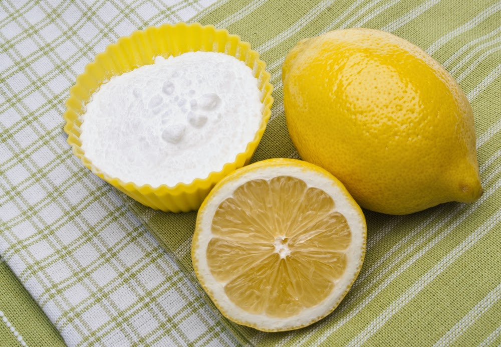 bicarbonate de soude et jus de citron