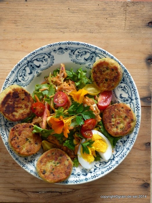 So macht Salat satt: Kartoffeltaler | Salzkorn – meine Gartenküche