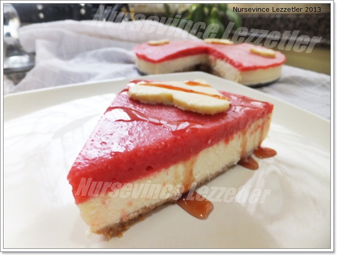 Frambuazli Cheesecake Tarifi Meyve Soslu Cheesecake Nefis Yemek Tarifleri Youtube