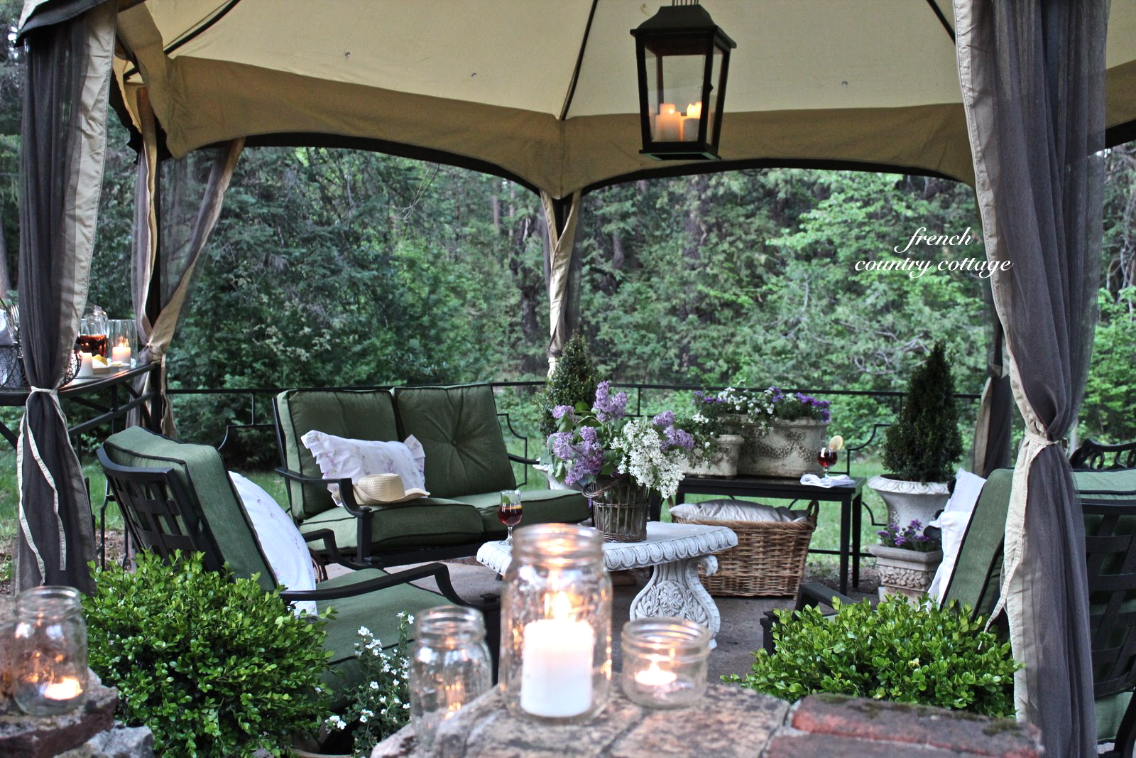 English Garden Inspired Patio Makeover with Kmart - FRENCH COUNTRY COTTAGE