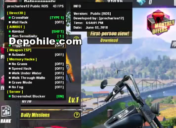 Rules of Survival Depo v1 Aimbot,Speed Hile 07.06.2018 Yeni